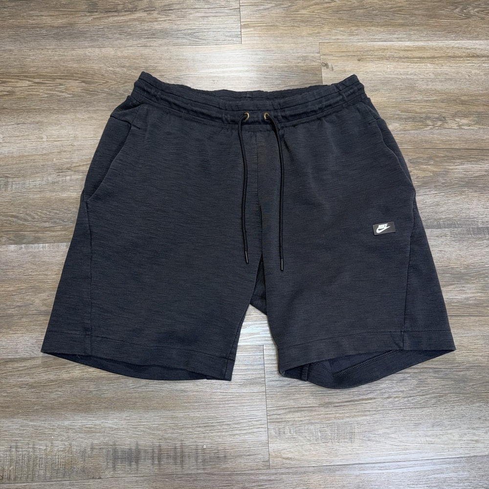 Nike Black Optic Double Knit Shorts Mens Extra Large Style Code: 928509-011